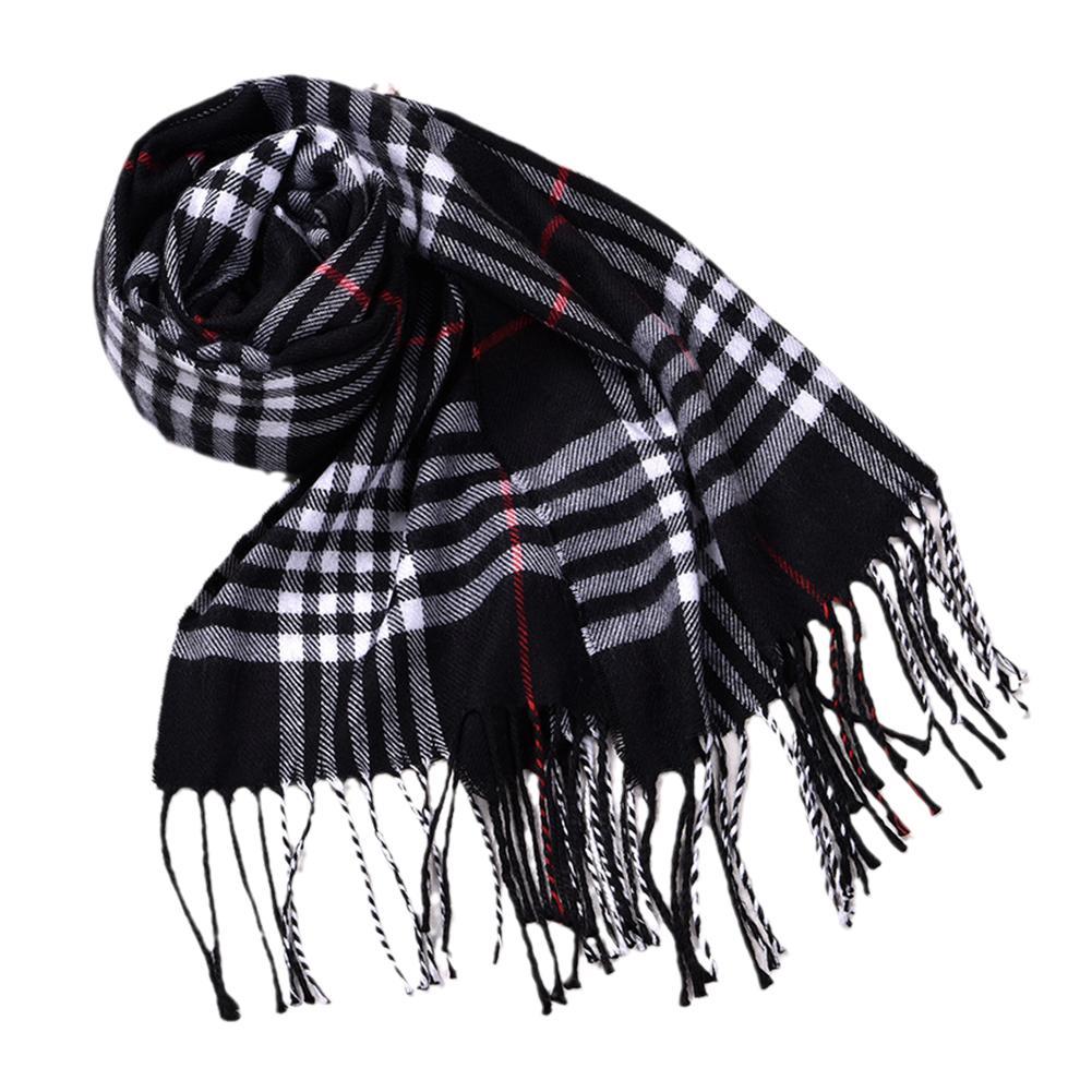 Wool Scarf Men - 英国スタイルの冬のスカーフフェイクカシミアカップルショール、秋/冬のベストセラー暖かいニットラップ男性女性用