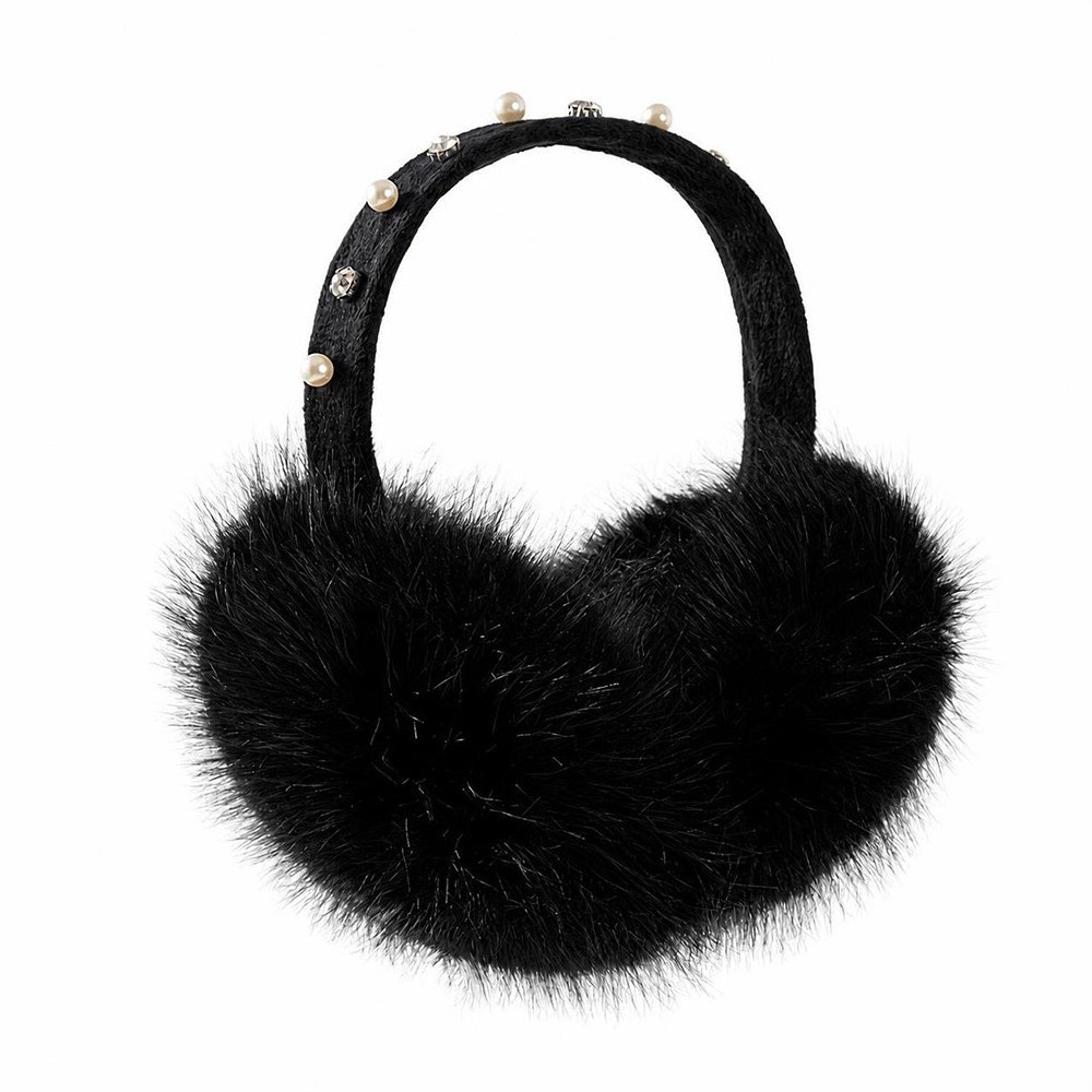 Earmuffs Foldable - 新しいフェイクファーイヤーマフ、柔らかく折りたたみ可能な冬用イヤーマフ、女性用耳あて