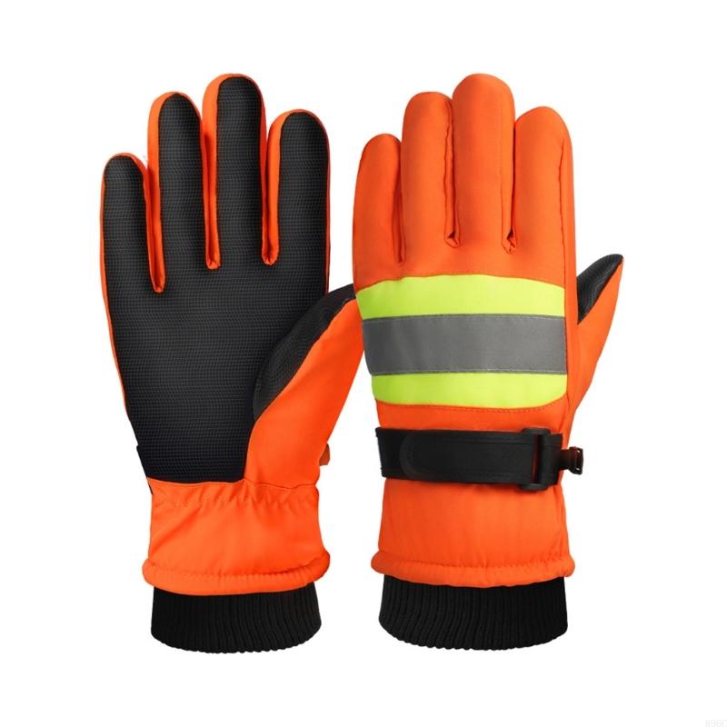 Snow Glove Insulated - 全天候型保護断熱厚手手袋水雪風に強いスキー通勤さまざまなアウトドアシーンに対応 896C