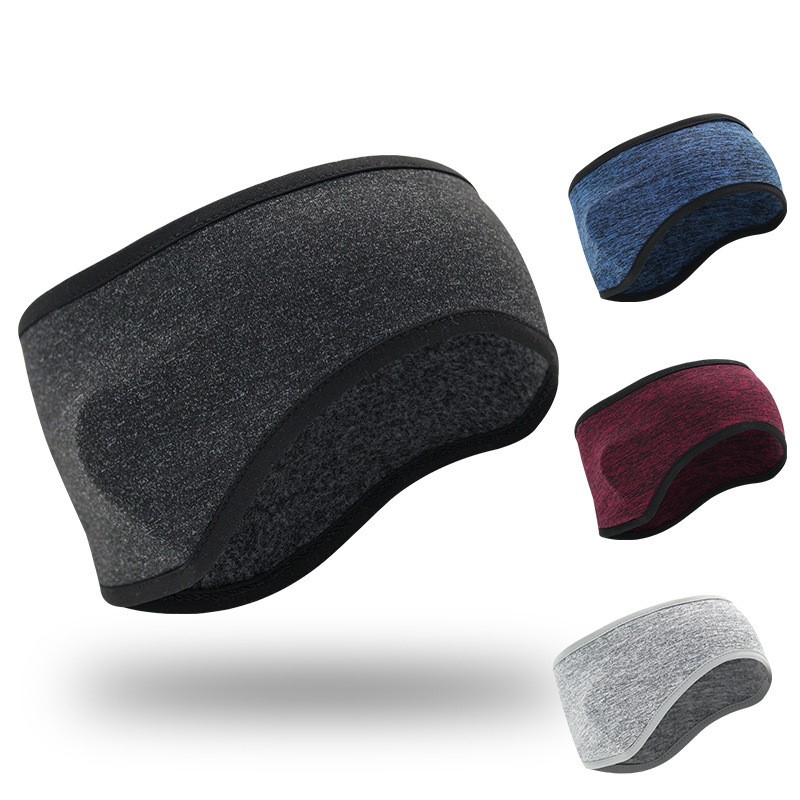Winter Headband Fleece - 男性と女性のための暖かいフリースヘッドバンド、スポーツスウェットバンド、イヤーウォーマーカバー、ジム、サイクリング、スキー、テニス、ランニング、ヘアバンデージ、冬