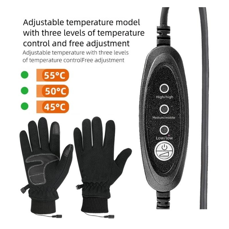 ヒーター付きウィンターグローブデザイン防水スキーハイキングギ - Snow Glove Insulated のレビューと価格