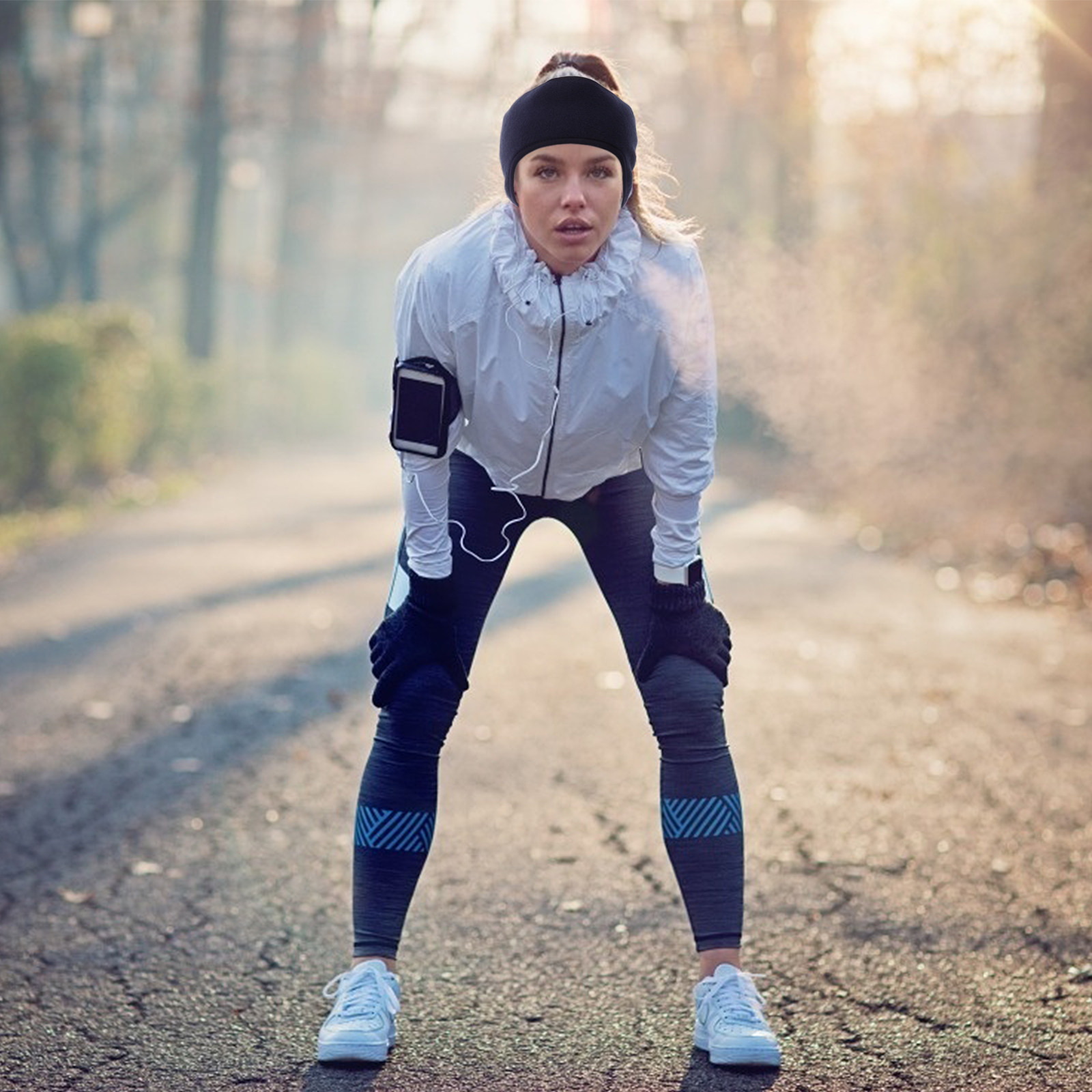 2 個の防風暖かいヘッドバンドポーラーフリース伸縮性のあるイ - Fleece Ear Warmer Band のレビューと価格