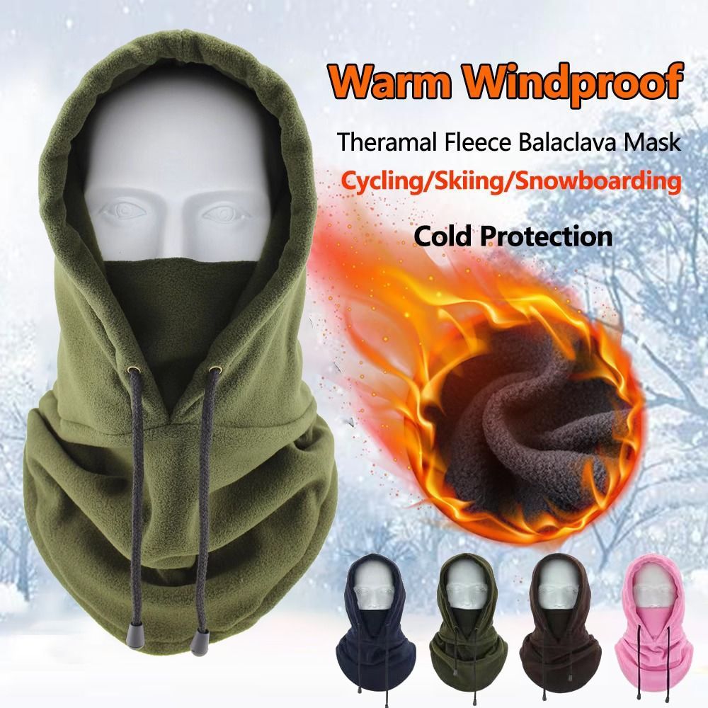 防風フリースバラクラバ、フルフェイススキーマスク、男性用ボン - Balaclava Ski Mask のレビューと価格