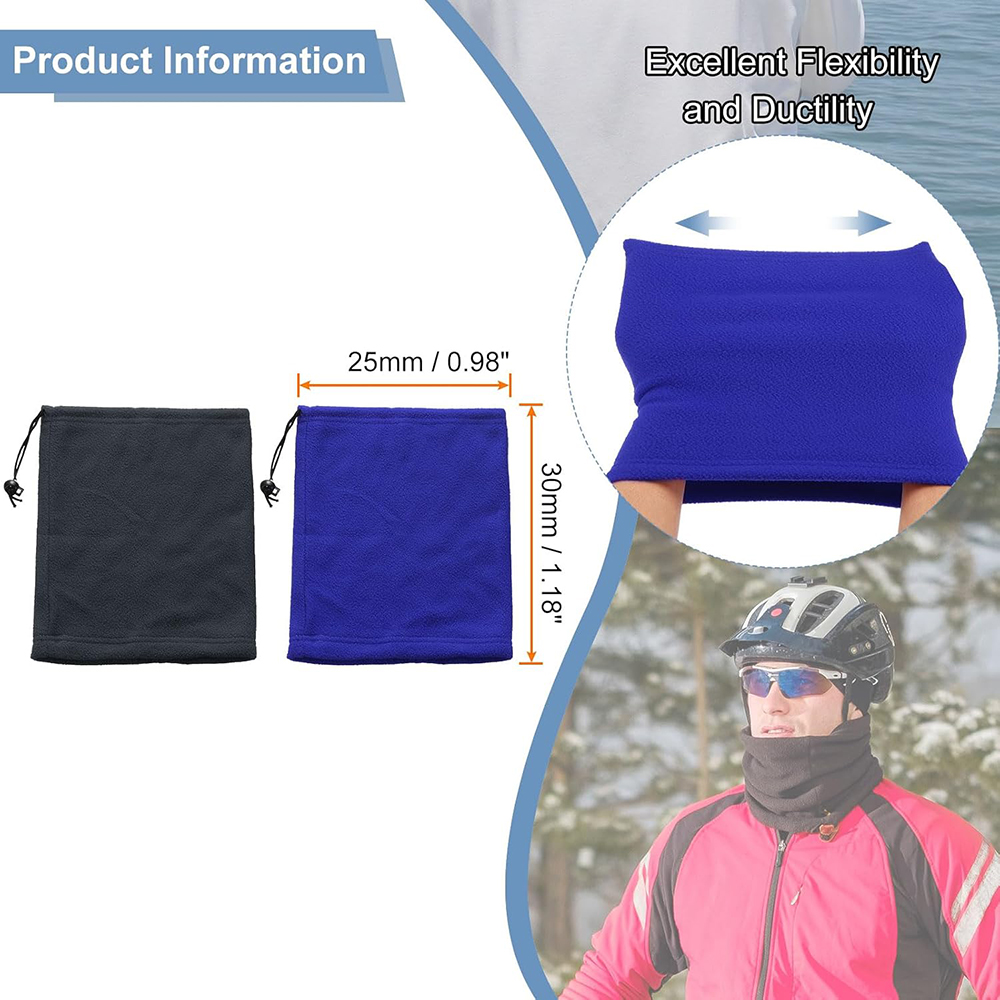 冬用ネックゲイターウォーマー、防風フェイスマスク、フリースフ - Winter Headband Fleece のレビューと価格