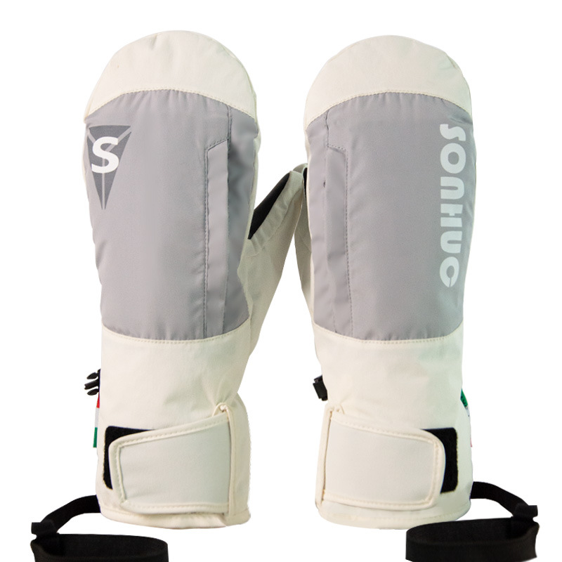 アウトドアスポーツマウンテンマンスキーミトン冬防水暖かい女性 - Snow Glove Insulated のレビューと価格