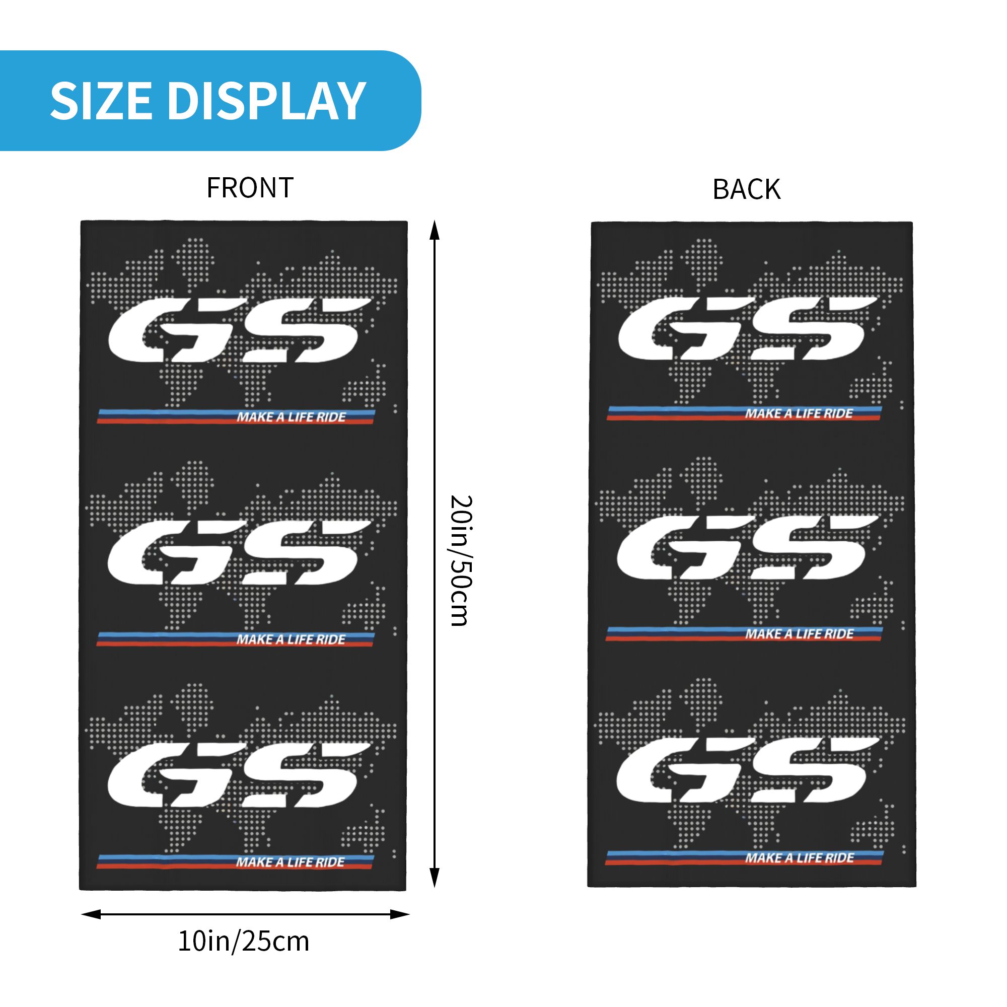 カスタムGSモーターサイクルアドベンチャーネックゲイター メ - Neck Gaiter Fleece のレビューと価格