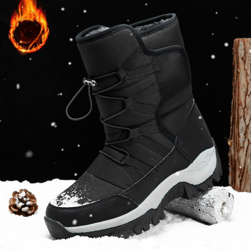 MAIJIAKA ブランドメンズ冬靴ノンスリップハイキングブ - Waterproof Winter Boot のレビューと価格