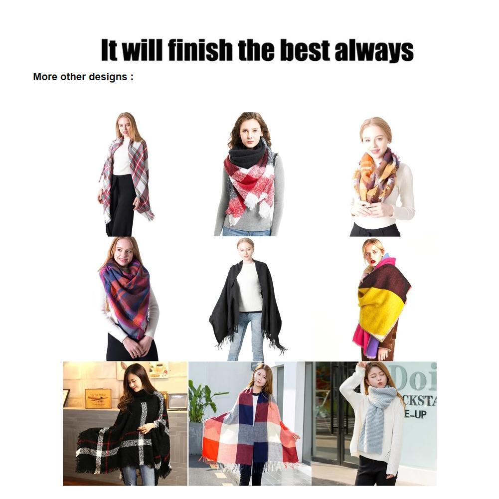 英国スタイルの冬のスカーフフェイクカシミアカップルショール、 - Wool Scarf Men のレビューと価格