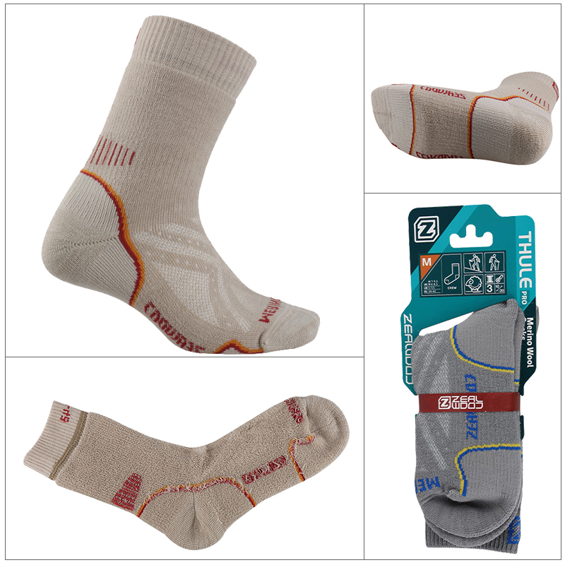 Zealwood-男性と女性のための厚いメリノウールスポーツ - Thermal Sock Wool のレビューと価格