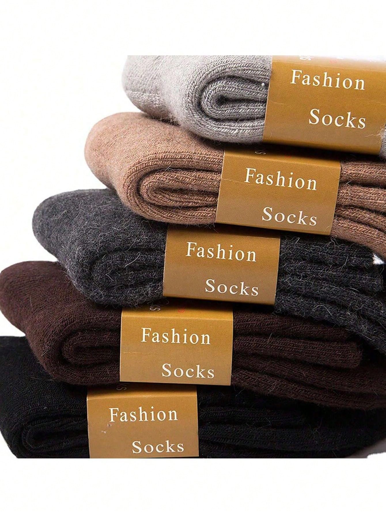 1 ペア冬暖かい女性靴下メリノウール男性超厚い固体に対して寒 - Thermal Sock Wool のレビューと価格