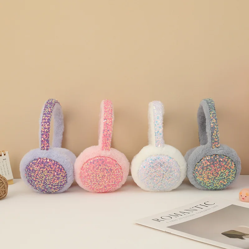女性用イヤーマフ 韓国製 グリッター ドーパミン カワイイ  - Earmuffs Foldable のレビューと価格