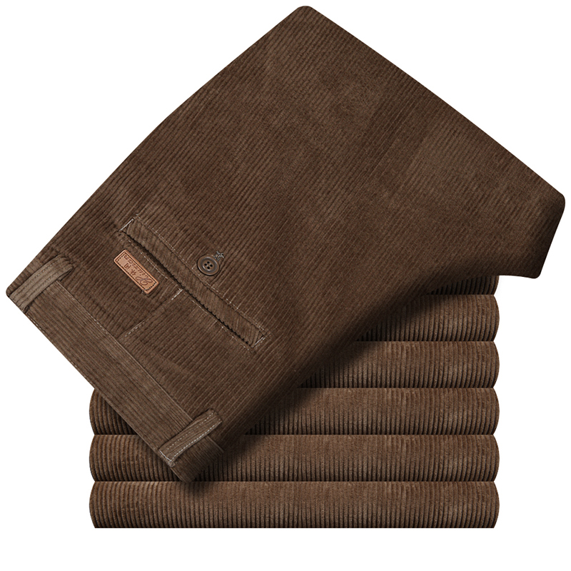 Icpans-メンズストレートコーデュロイパンツ,厚手,ウォ - Corduroy Pant Warm のレビューと価格