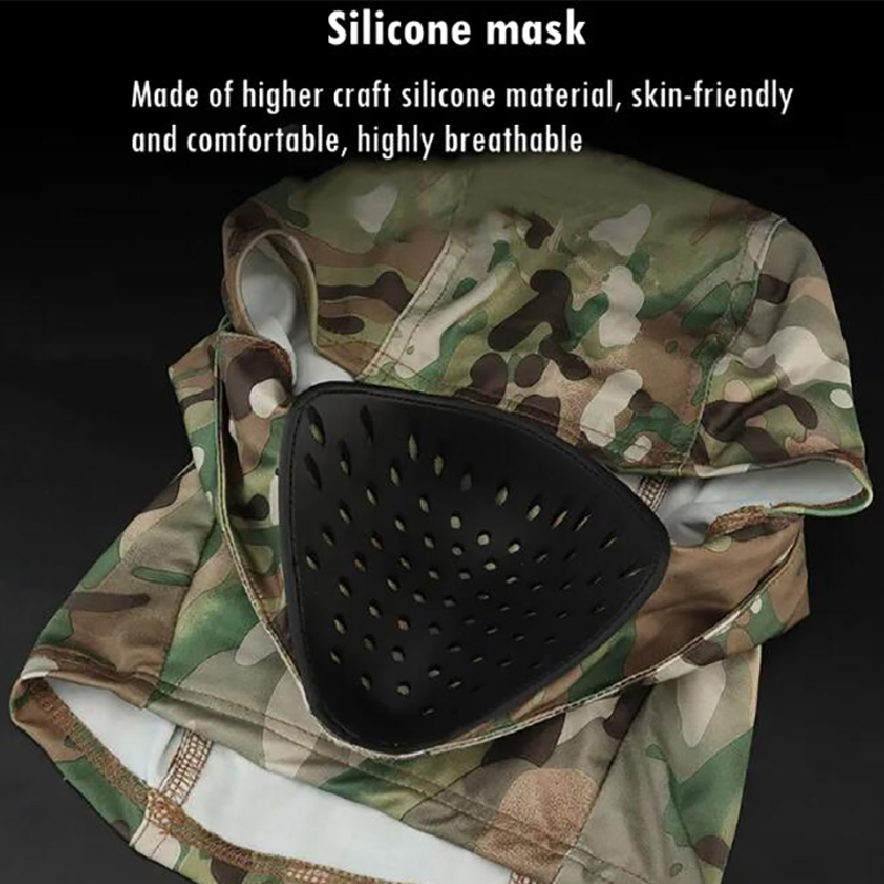 戦術エアソフトフルフェイスバラクラバペイントボールサイクリン - Balaclava Ski Mask のレビューと価格