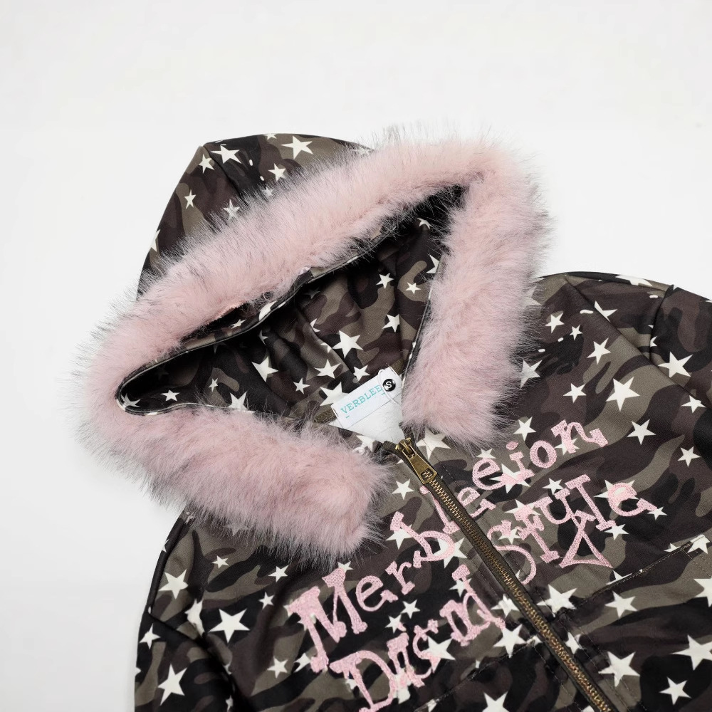 メンズ ジップアップ パーカー ハイストリート カモフラージ - Sherpa Hoodie Fleece のレビューと価格