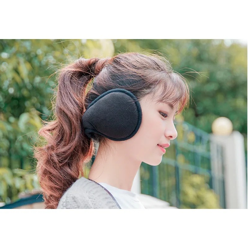 冬用ユニセックス大型折りたたみ式ポーラーフリースイヤーマフ  - Earmuffs Foldable のレビューと価格