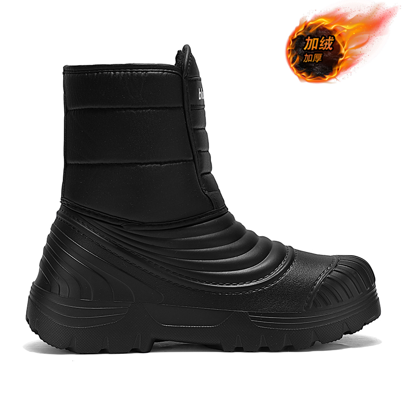 防水スノーブーツ 大きいサイズ 50/51 男性と女性用 軽 - Waterproof Winter Boot のレビューと価格