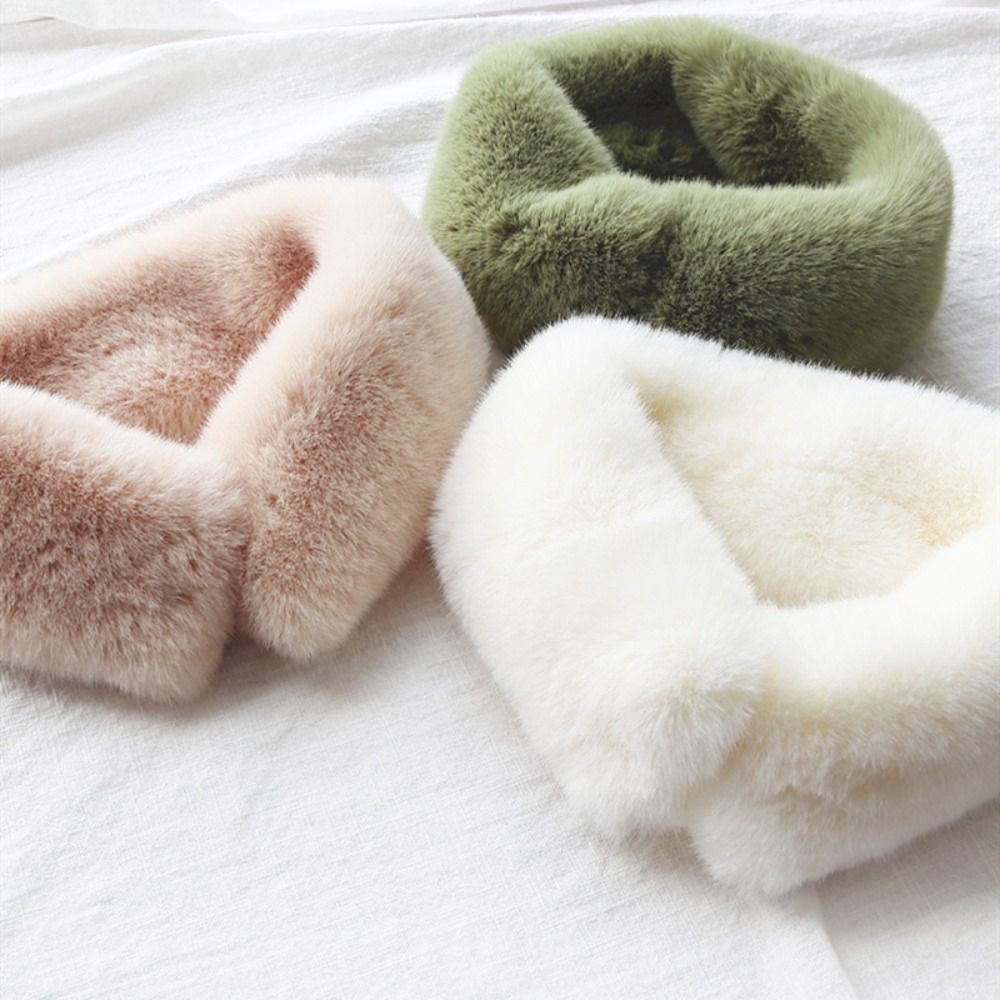 フェイクレザーのファーネックウォーマー,女性用,フェイクファ - Neck Gaiter Fleece のレビューと価格