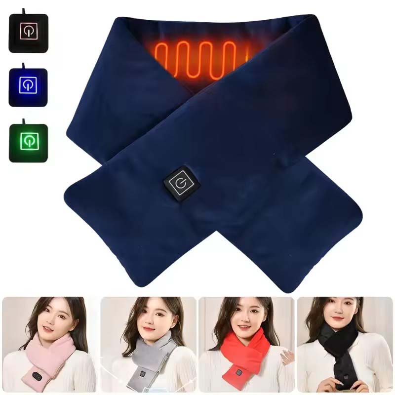USB 女性男性用加熱スカーフ 温度スカーフ 3 ギア ラッ - Neck Gaiter Fleece のレビューと価格