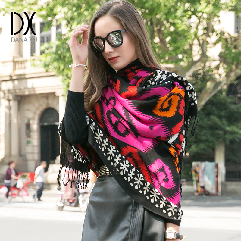 女性のためのファッショナブルなスカーフとショール,大きな暖か - Cashmere Pashmina Wrap のレビューと価格
