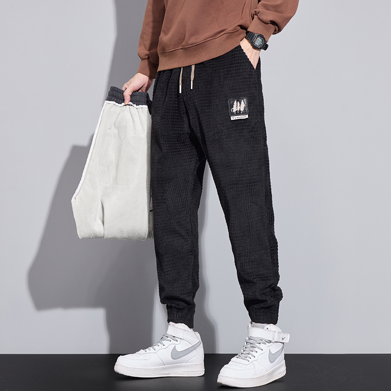 メンズコーデュロイカーゴパンツ,ジョギングパンツ,フリース, - Corduroy Pant Warm のレビューと価格