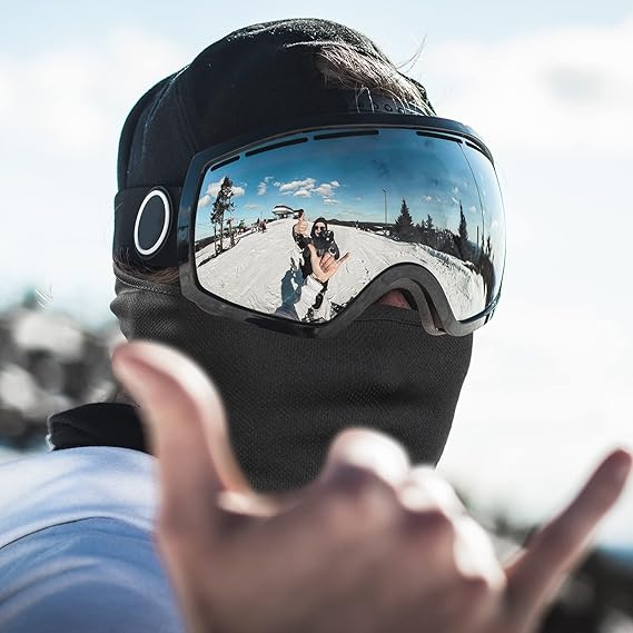 男女兼用スキーマスク、UVカット付きバラクラバフェイスカバー - Balaclava Ski Mask のレビューと価格