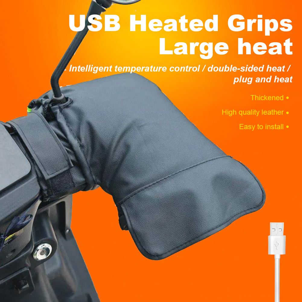 電熱ハンドルバーグローブ防水サイクリングハンドウォーマーグロ - Hand Warmer Electric のレビューと価格
