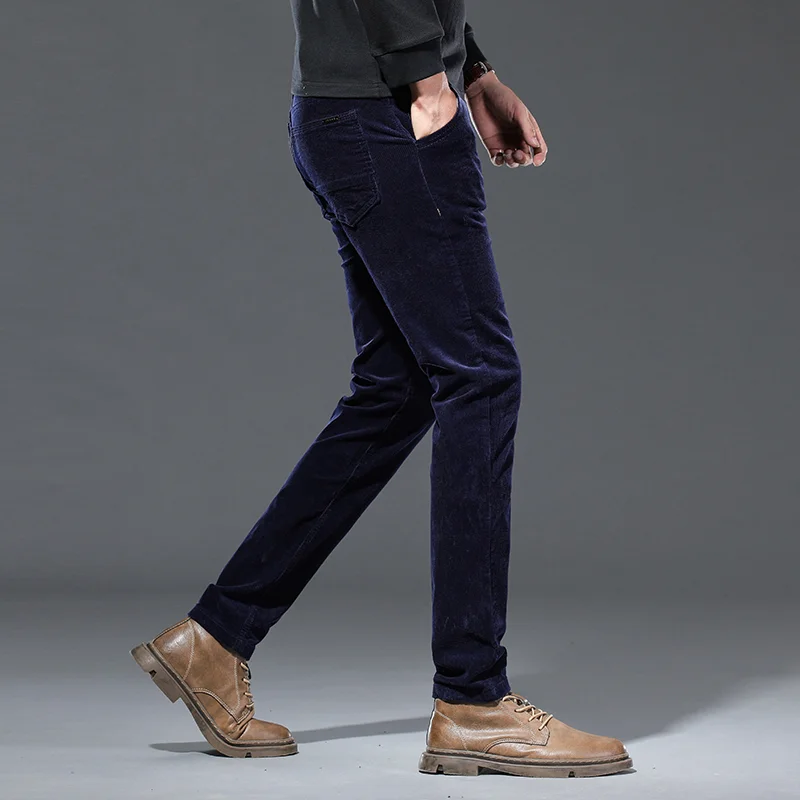 メンズコーデュロイフリースカジュアルパンツ,ストレートぬいぐ - Corduroy Pant Warm のレビューと価格