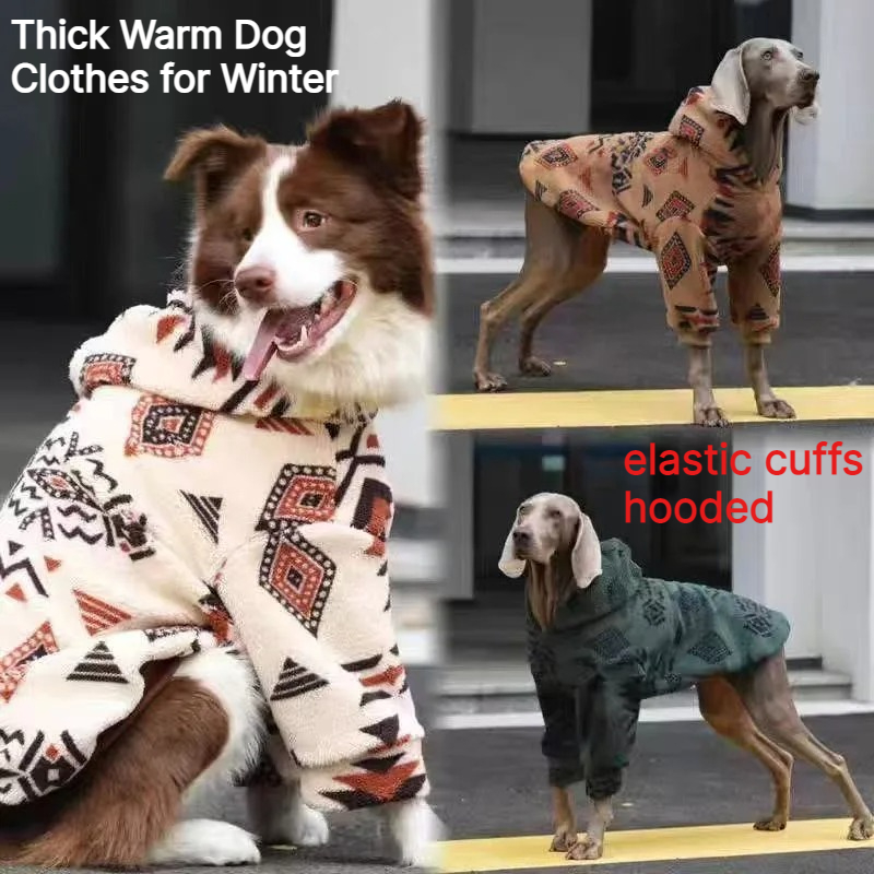 冬用暖かいフード付き犬用コート、シェルパフリース厚手の犬用パ - Sherpa Hoodie Fleece のレビューと価格