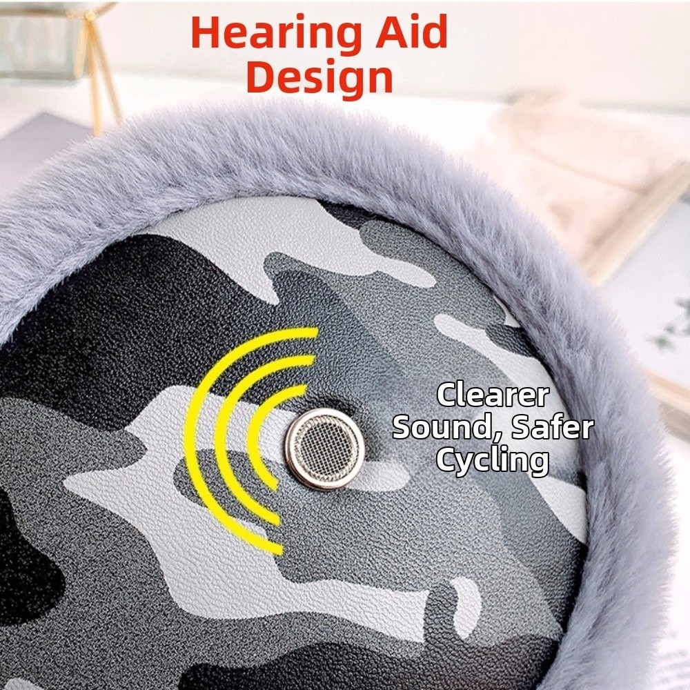 新しいPUレザー製冬用イヤーマフ、折りたたみ式、防風、スピー - Earmuffs Foldable のレビューと価格
