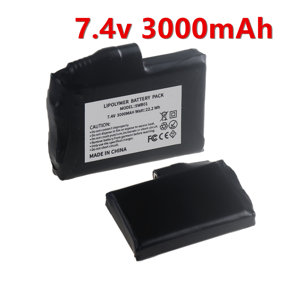 7.4V 3000mah リチウムポリマーバッテリー、加熱手 - Heated Vest Battery のレビューと価格