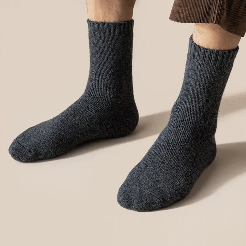 1 ペア冬暖かい女性靴下メリノウール男性超厚い固体に対して寒 - Thermal Sock Wool のレビューと価格