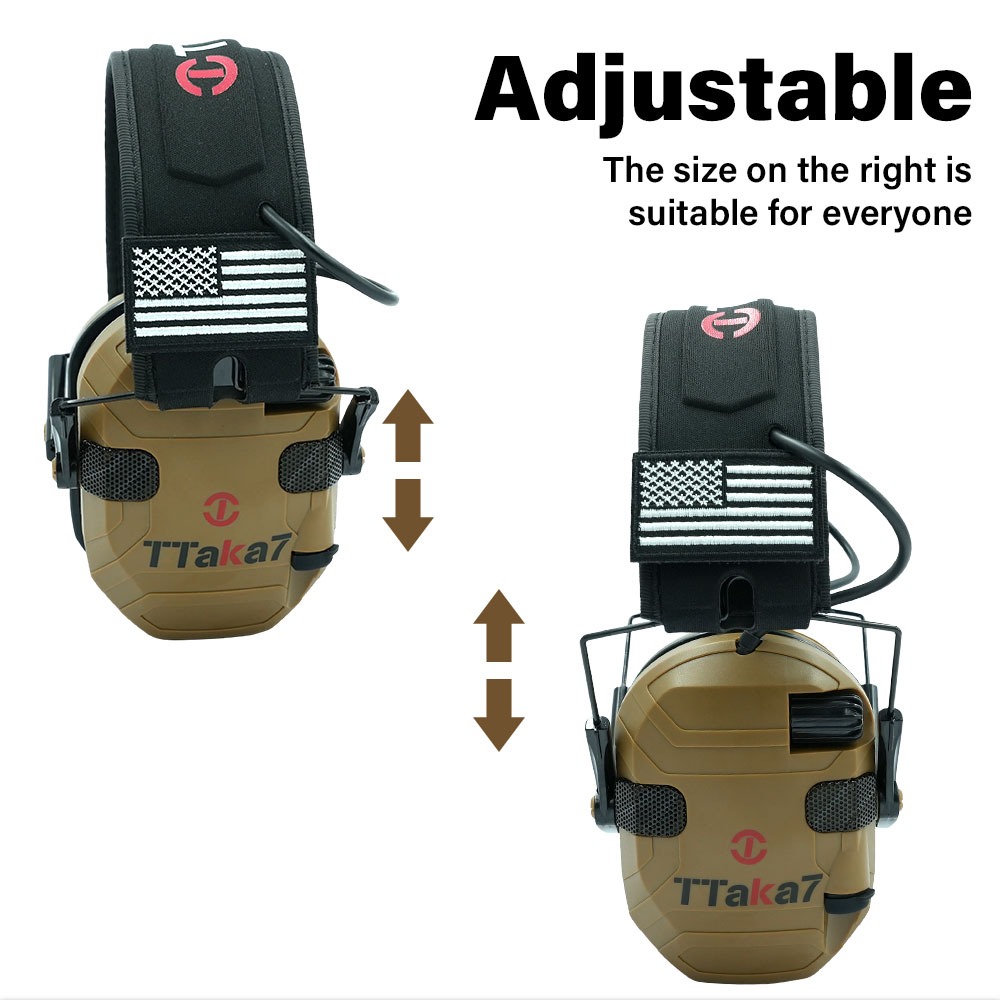 新型W1/W3折りたたみ式電子射撃用イヤーマフ、防音ヘッドホ - Earmuffs Foldable のレビューと価格