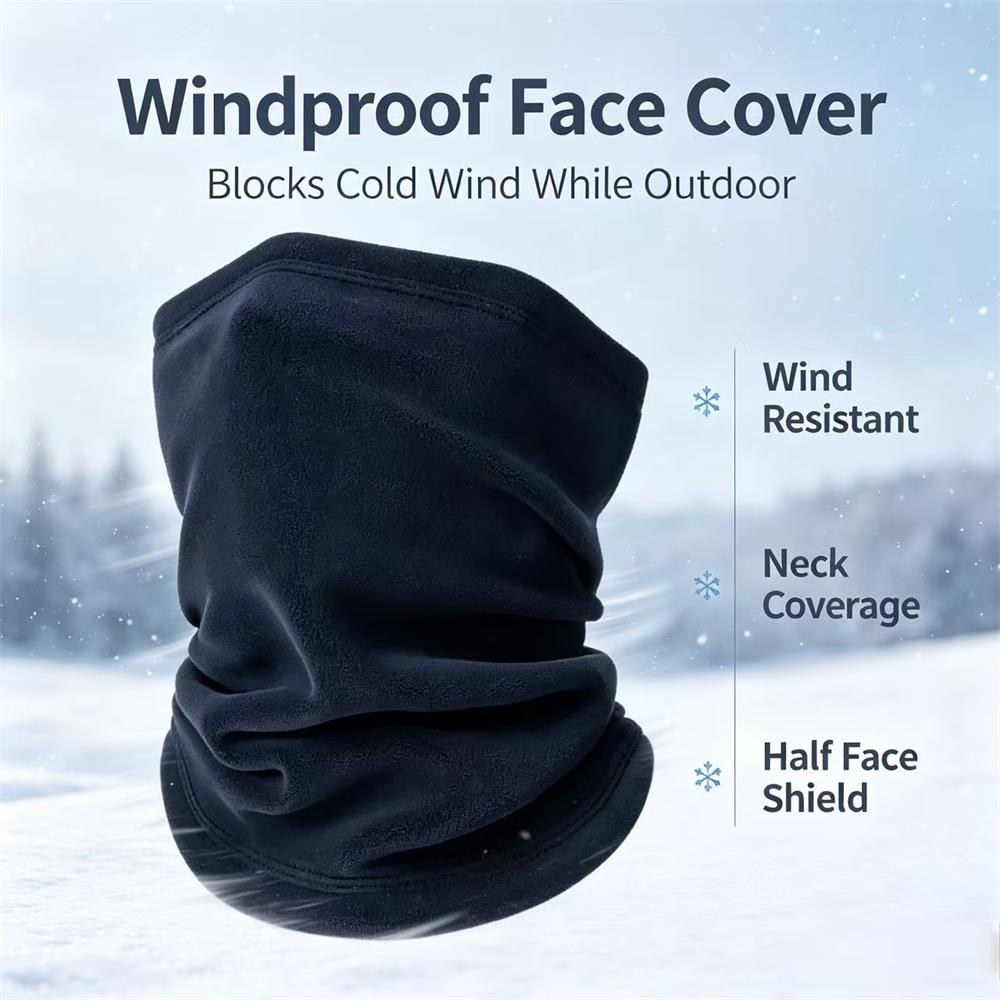 フリース防風ネックゲイター、サーマルハーフフェイスカバーマス - Neck Gaiter Fleece のレビューと価格